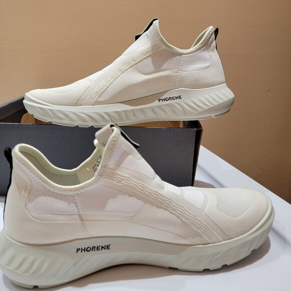 ECCO ATH-1FW Alpha Slip-On Sneaker, SHADOW WHITE TEXTILE, Size 8-8.5US /39EU,NIB - Picture 6 of 16